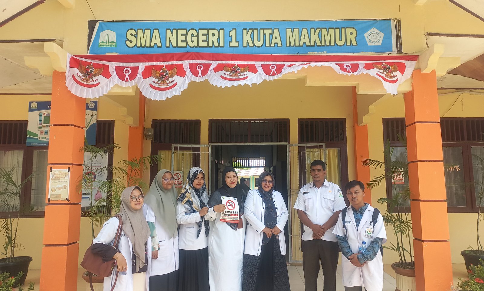 SMAN 1 Kuta Makmur Sambut Tim Puskesmas untuk Sosialisasi dan Skrining Perilaku Merokok Siswa
