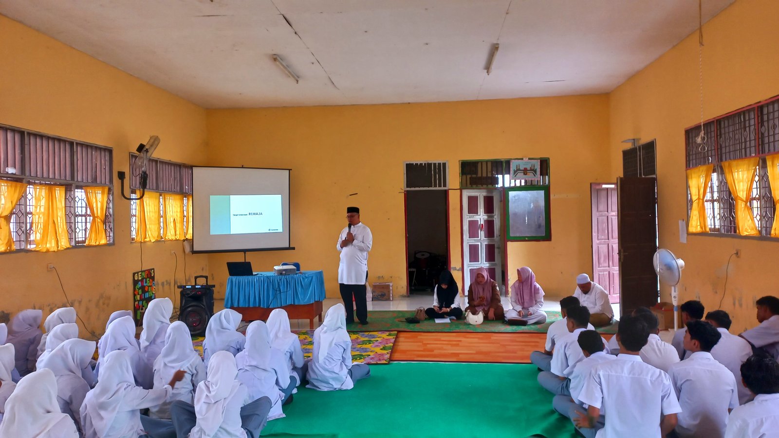 Dinas Kesehatan dan Puskesmas Kuta Makmur Beri Pembinaan Kesehatan Mental Remaja dan  P3LP di SMA Negeri 1 Kuta Makmur